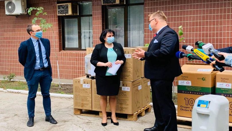 37 de concentratoare de oxigen, donate de Polonia spitalelor din Moldova