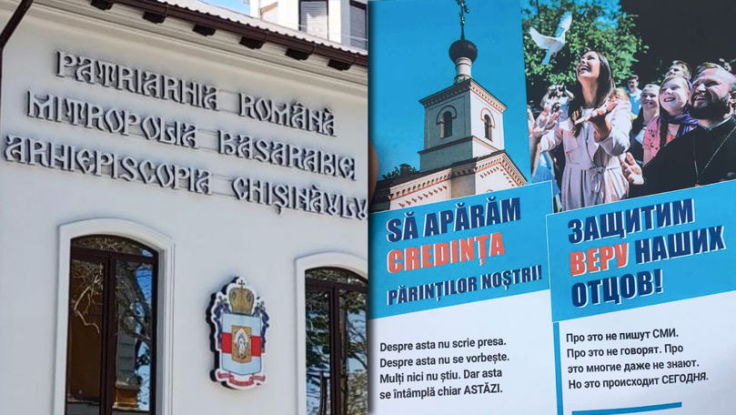 Mitropolia Basarabiei, atacată: Campanie rusă de denigrare la Chișinău