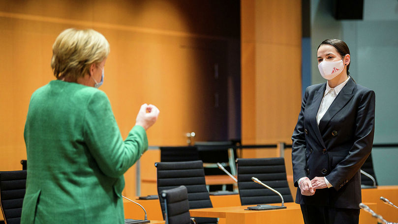 Tihanovskaia, după întrevederea cu Merkel: Vrem ca Germania să ne ajute