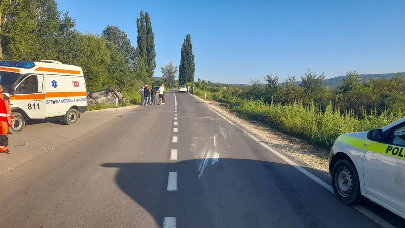 Accident grav cu 3 răniți la Nisporeni: Un șofer a urcat beat la volan