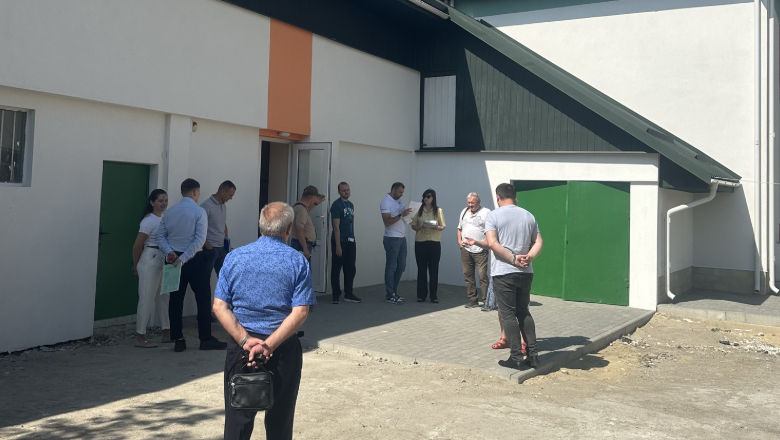 Sala de sport de la Liceul Alexei Mateevici din Căușeni, modernizată