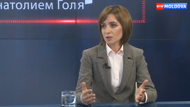 Кандидат в президенты Майя Санду.