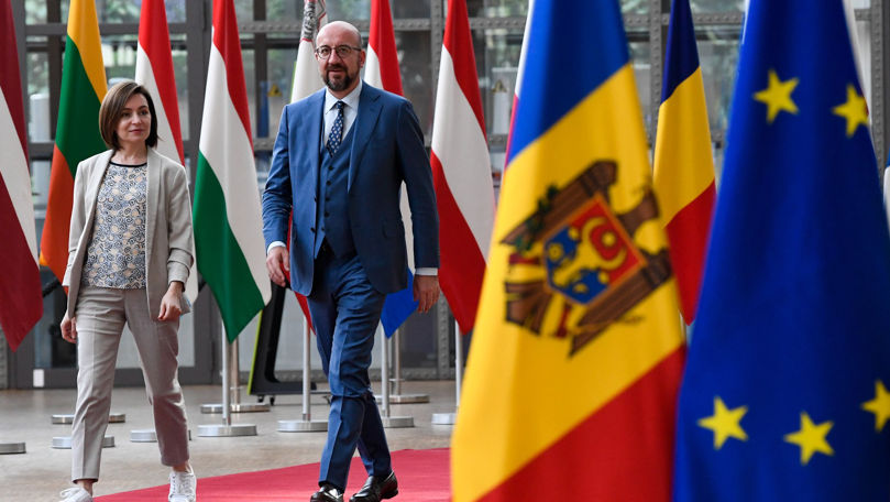 Președinta Maia Sandu s-a revăzut cu Președintele Consiliului European