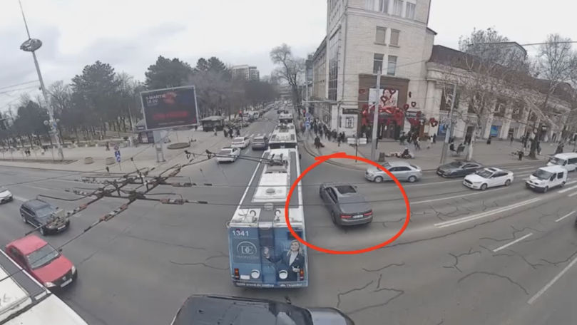 Manevre periculoase în trafic: Șoferul unui BMW, documentat de INSP