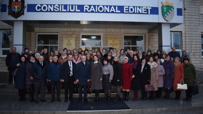 Ministrul Educației și Cercetării, Anatolie Topală, în vizită la Edineț