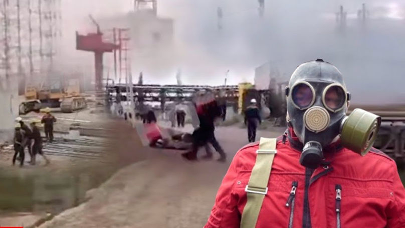 Scene de groază: Explozie la cea mai mare fabrică de sodă din Rusia