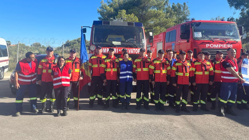 Echipa de pompieri din R. Moldova a ajuns în Grecia