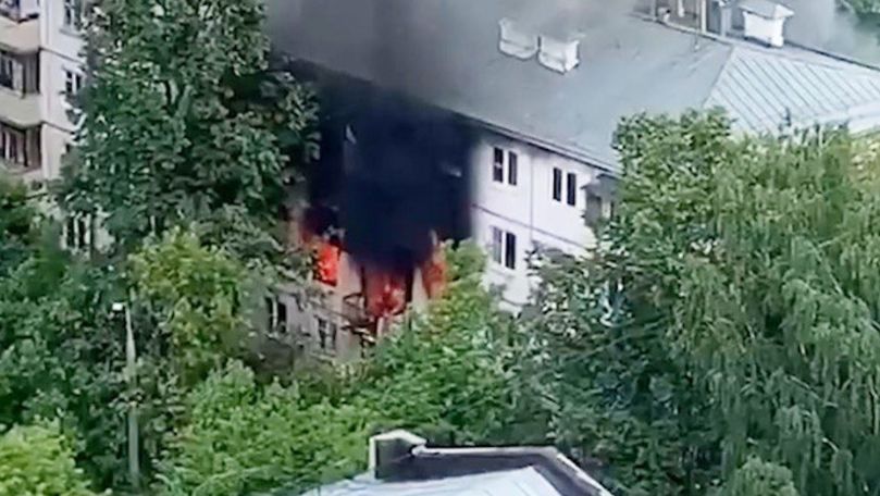 Explozie de gaze într-un bloc din Moscova: O persoană, în stare gravă