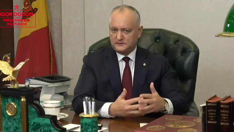 Додон: У Санду нет и не будет парламента.