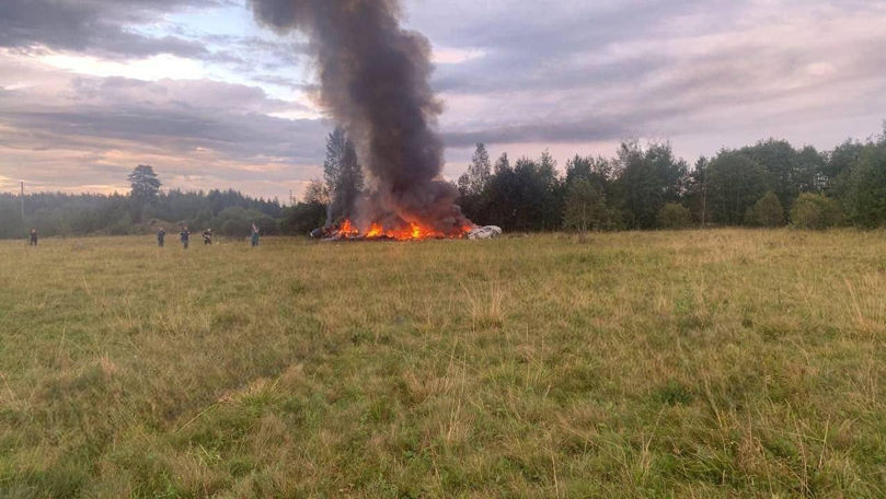Cine s-a mai aflat în avionul lui Prigojin, care s-a prăbușit în Rusia