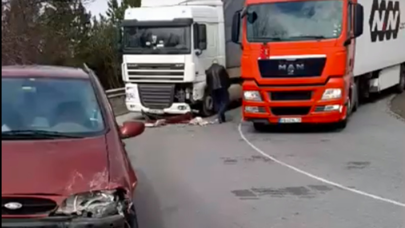 Camion condus de un moldovean, implicat într-un accident în Bulgaria