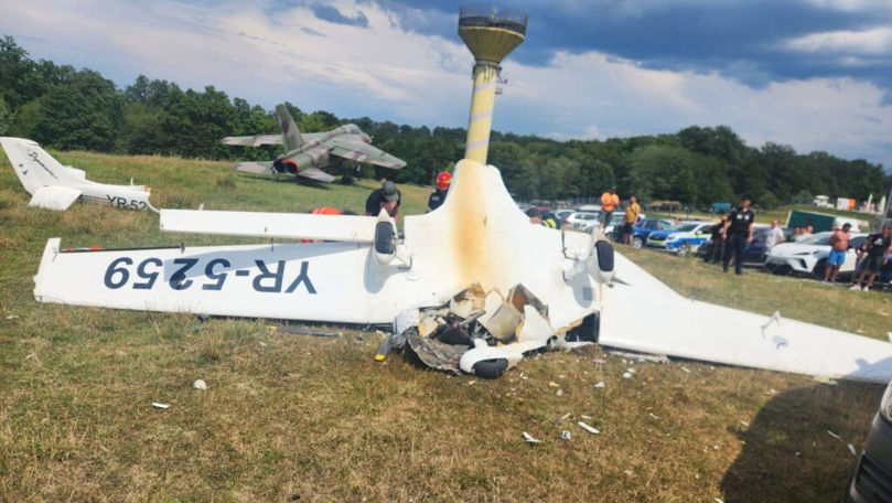 Un avion de mici dimensiuni s-a prăbușit în România. Pilotul a murit