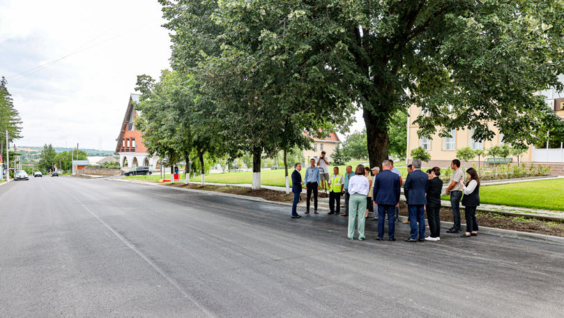 Un drum de 4,2 km, modernizat la Țarigrad. Recean: Moldova crește