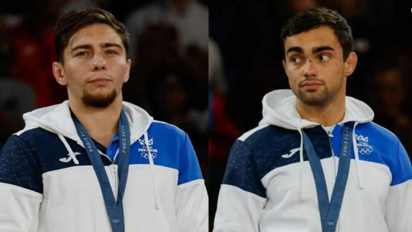 Judocanii medaliați Denis Vieru și Adil Osmanov revin acasă de la Paris