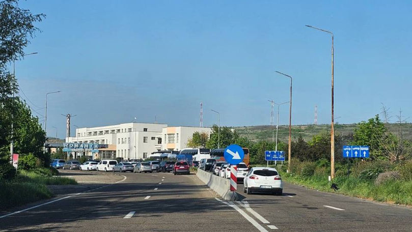 În atenția călătorilor: Trafic intens la punctul de trecere Leușeni