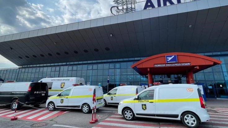 Alerte false cu bombă la Aeroport și în alte locații din Chișinău