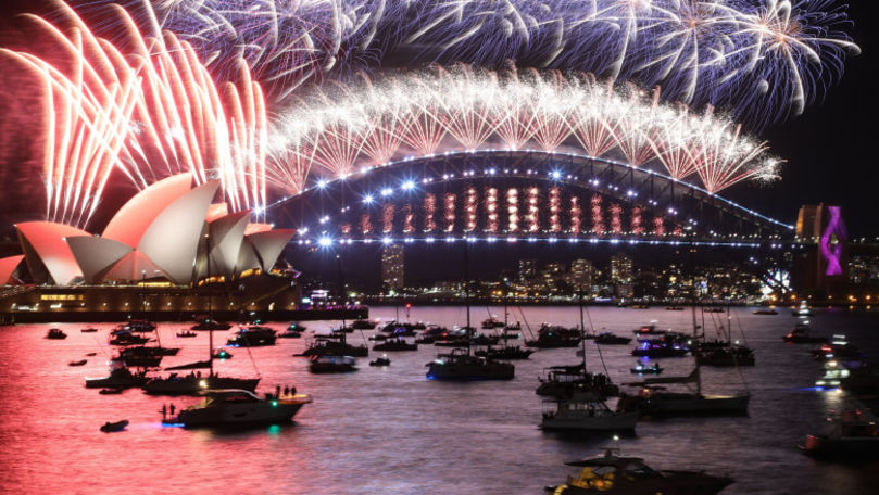 Spectacol cu artificii magnific în Sydney la trecerea în 2022