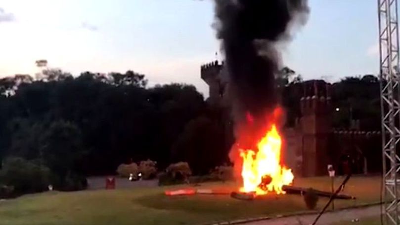 Un elicopter ce ducea o mireasă la nuntă a explodat lângă invitați