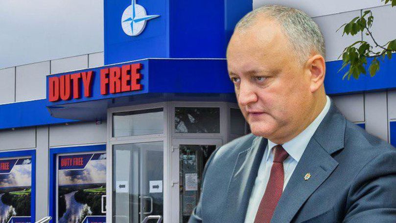 Додон: Лицензия для магазинов Duty Free в Приднестровье приостановлена.