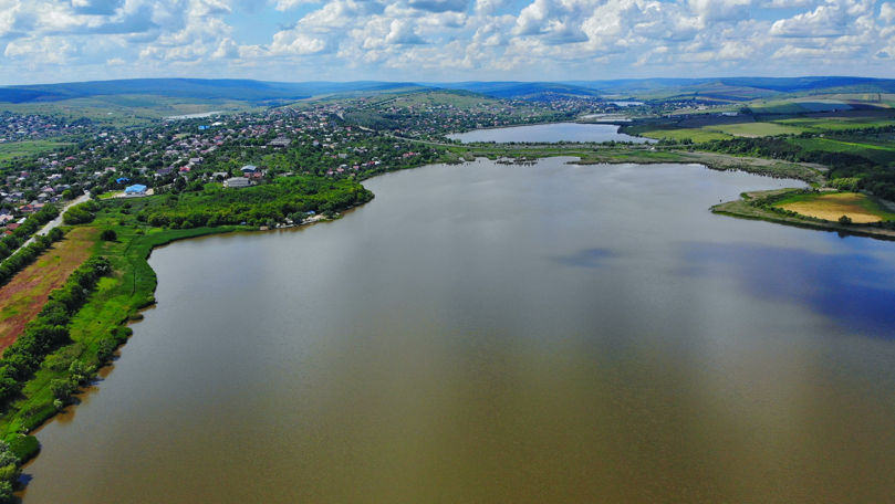 Lacul Dănceni din raionul Ialoveni a secat dramatic în ultimul an