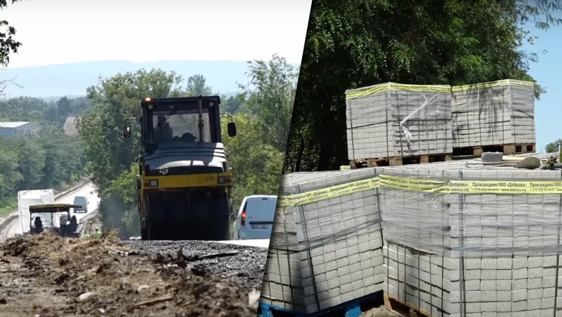Traseul Bălți – Glodeni, în reparație: „Lucrul merge greu, dar stabil”