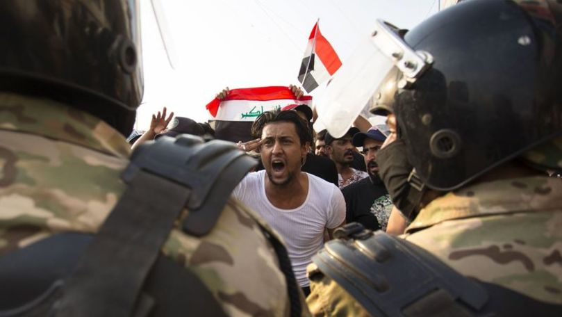 Revolte antiguvernamentale în Irak: 53 protestatari uciși
