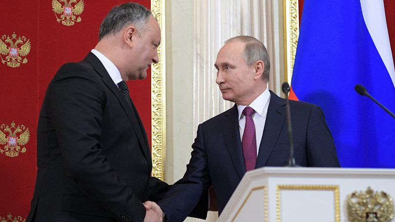 Dodon îi va ține companie lui Putin la deschiderea și închiderea CM 2018