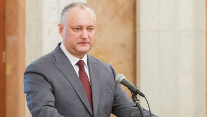 Dodon a avut o întrevedere informală cu șefii misiunilor diplomatice