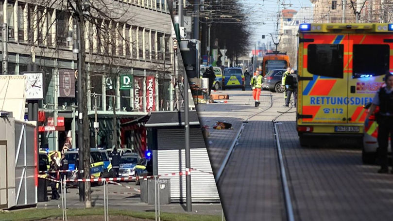 Alertă în Germania: O mașină a intrat cu viteză într-o mulțime de oameni