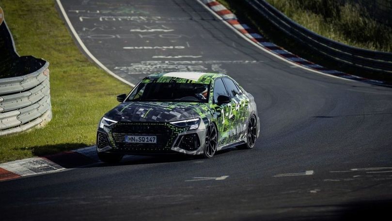 Audi RS3 a doborât recordul de pe Nürburgring în segmentul compact