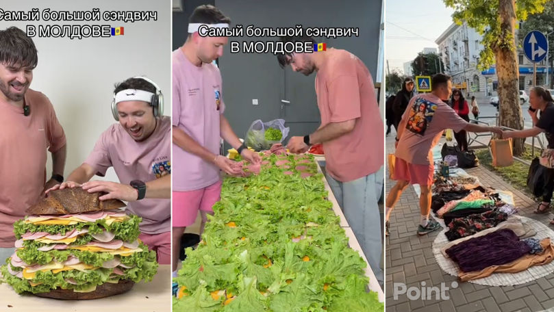 В Молдове сделали самый большой сэндвич и раздали его нуждающимся.
