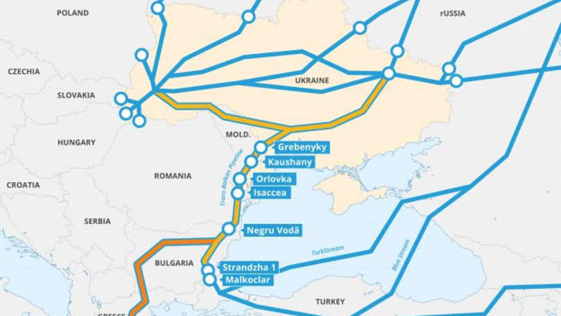 Moldova a început importul de gaze prin interconectorul transbalcanic