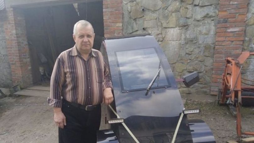 Un apicultor din Ucraina şi-a construit propria maşină electrică