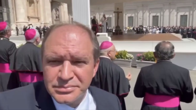 Ion Ceban se află la Roma: A participat la un discurs al Papei Leon
