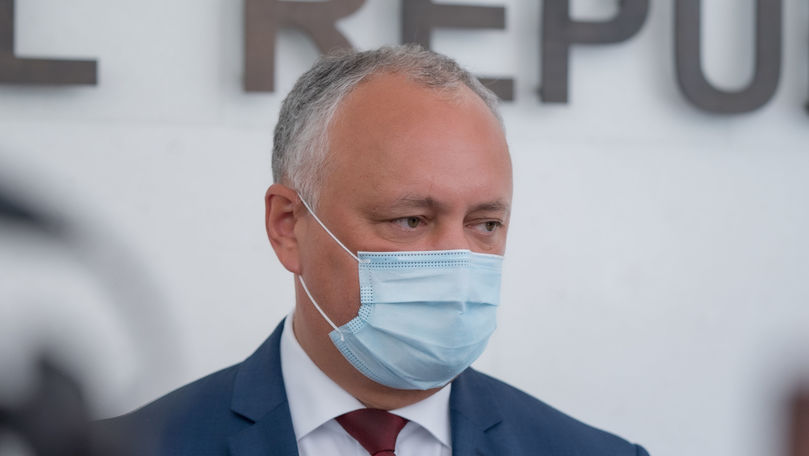 Când va fi examinată cererea de demisie a lui Dodon din Parlament