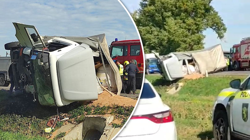 В Чимишлийском районе произошло ДТП: столкнулись легковушка и грузовик.
