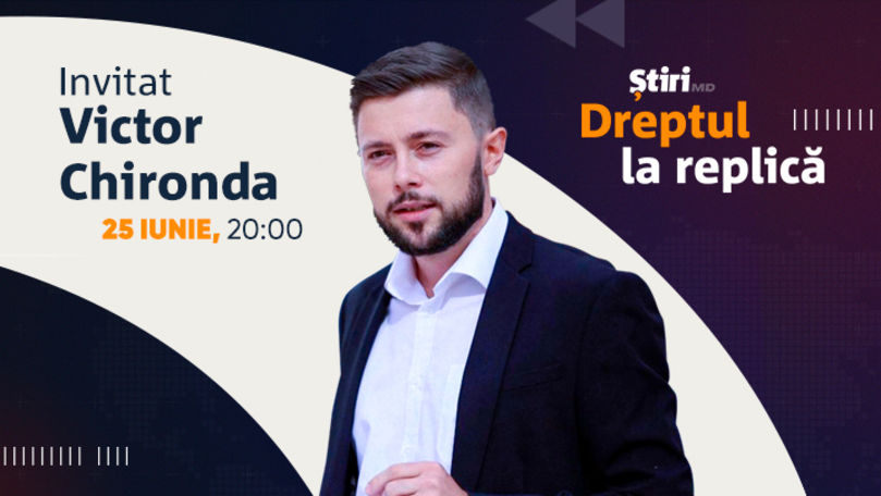 Victor Chironda, invitatul emisiunii Dreptul la Replică de la Știri.md