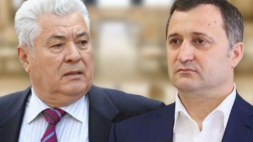 Бывший президент Молдовы Владимир Воронин и лидер ЛДПМ Влад Филат.