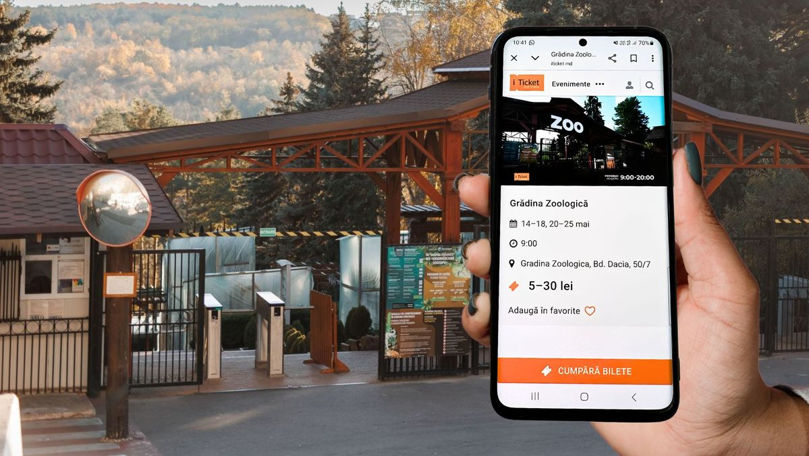 Grădina Zoologică a lansat posibilitatea achiziționării biletelor online