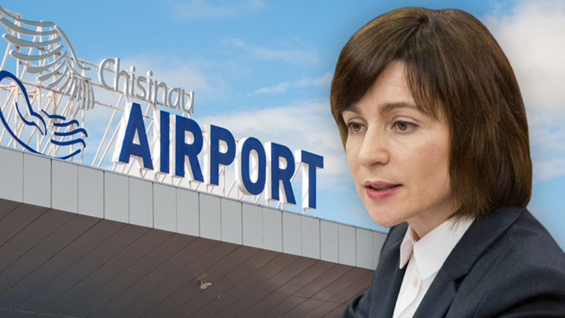 Санду созывает заседание ВСБ: В повестке дня - концессия аэропорта Кишинева. Коллаж: Point.md