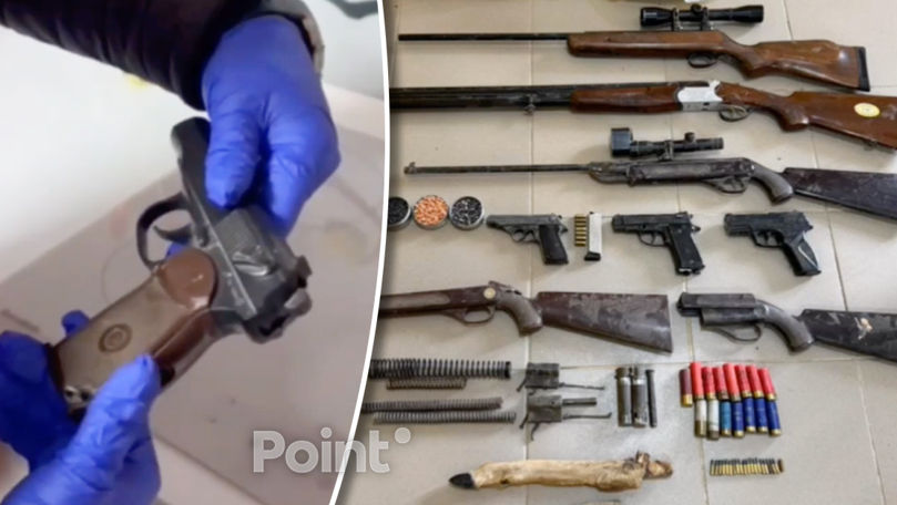 В Тараклийском районе изъяли 12 единиц огнестрельного оружия, хранившегося с нарушениями.