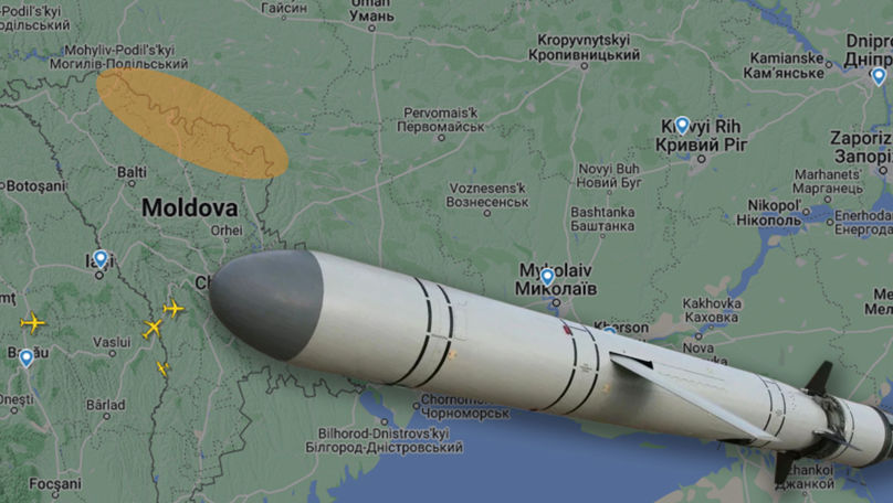 Oficial: Trei rachete rusești au zburat deasupra Republicii Moldova