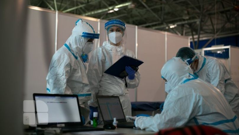 Imagini ca la război: Situaţie dezastruoasă la Centrul COVID-19 Moldexpo