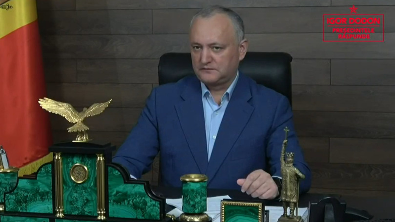 Лидер ПСРМ Игорь Додон. 