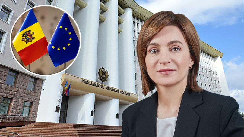 Maia Sandu cere Parlamentului un referendum privind aderarea la UE