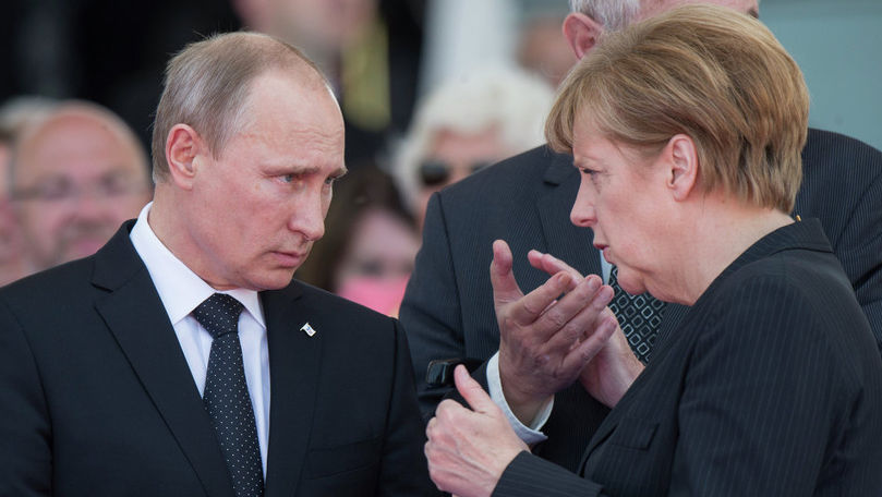 Putin şi Merkel au dispus crearea unei misiuni ONU în Donbas