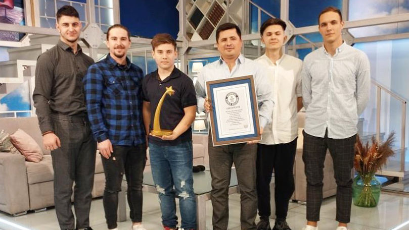 Șase tineri moldoveni au intrat în Cartea Recordurilor Guiness