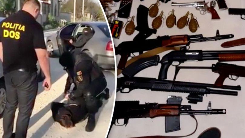 Percheziții în țară: Arme, muniții și droguri, confiscate