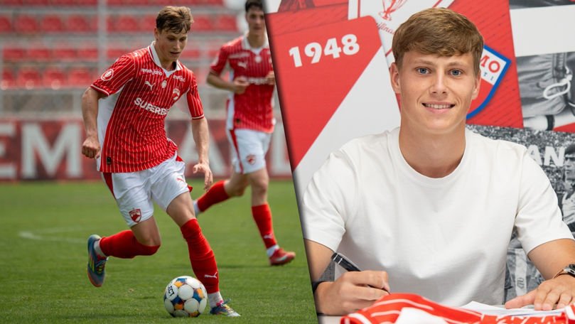 Fotbalistul Alexandru Tabuncic a semnat un contract cu Dinamo București