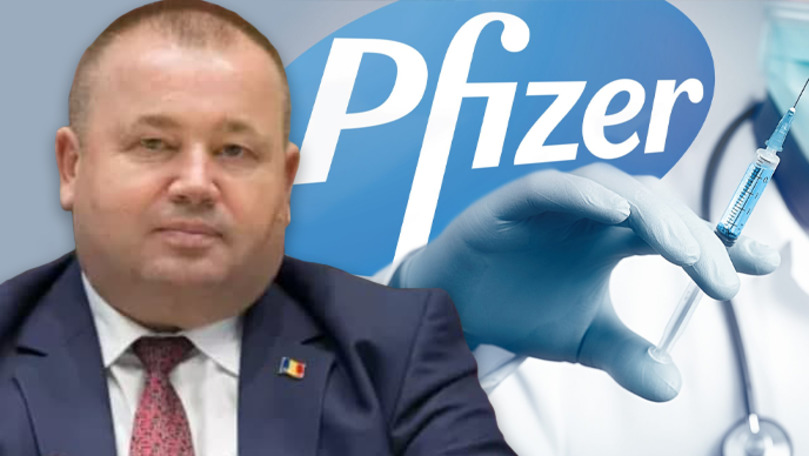 Депутат ДПМ вакцинировался дозой Pfizer. Коллаж: Point.md.